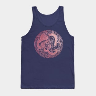 Rose Golden Circle Art Tank Top